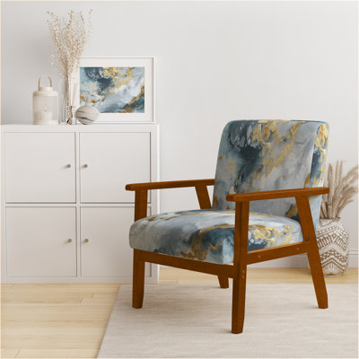 Berdahl Marble Upholstered Armchair