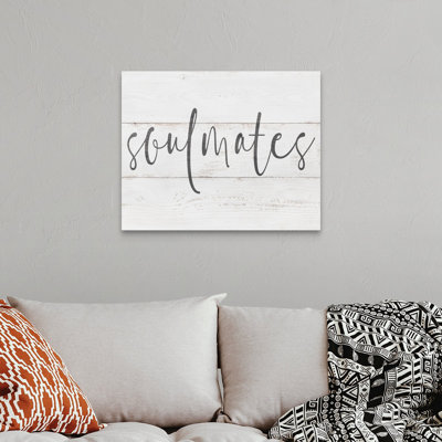«Family Quotes» - Soulmat - blanc, reproduction sur toile