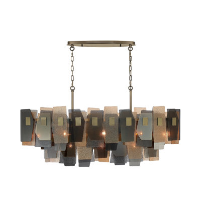 Lustre en bronze 11 lumières Cocolina