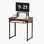 Bureau d'ordinateur 75 cm (29,5 po) pour petits espaces, bureau moderne pour la maison ou le bureau à domicile, support pour écran et plateau pour clavier-132225388-132225394
