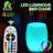 18.5" Home Patio Pool Barrel Shaped LED Bar Stool 16 Color Changing LED with Remote Control Rechargeable