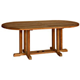 Camden Teak Outdoor 72" Oval Dining Table