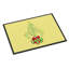 Paillasson d’intérieur antidérapant pour arbre de Noël en forme de fleur de lis luciele-282143712