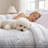 Bedsure Queen Box-Stitch Down Alternative Duvet Insert – White , All-Season Comforter-101518297-101820269