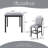 5-Piece Counter Square Height Dining Table Set