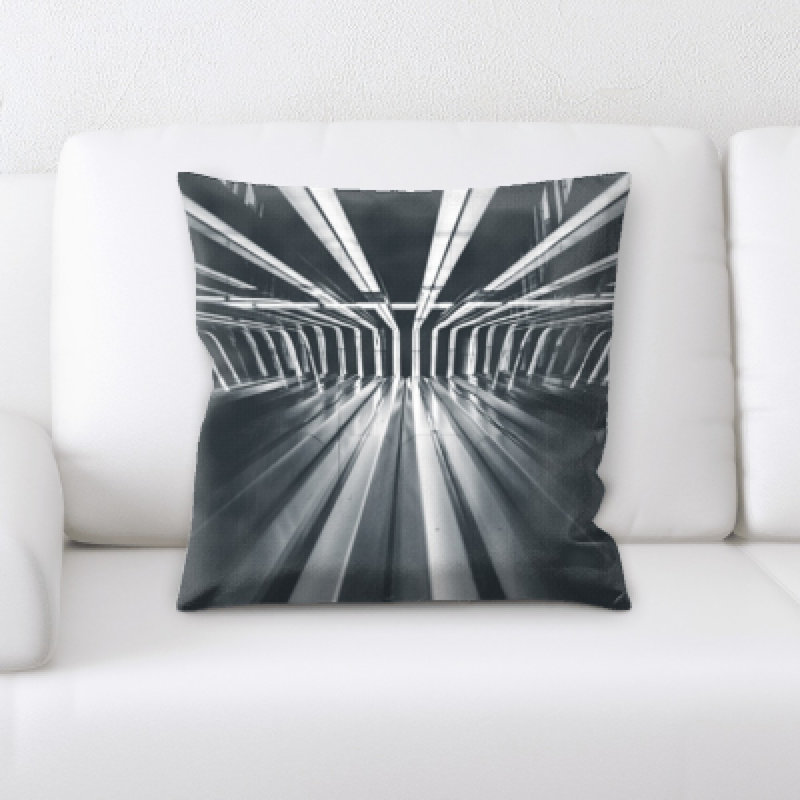 Microsuede Reversible Throw Pillow