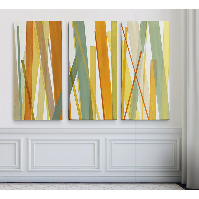 Summer Hayfield - reproduction multi-pièces sur toile, H 24 po x l 36 po x P 1,5 po