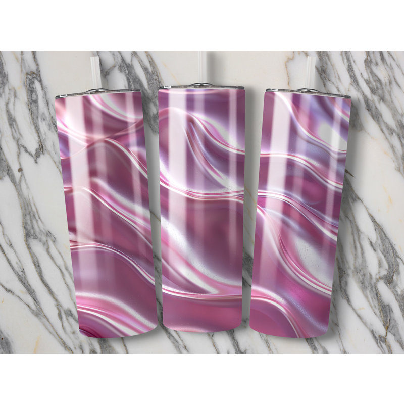 Choose Handmade Tumblers 591ml Vacuum Insulated Stainless Steel (18/8) Travel Tumbler with Straw