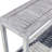 Eucalyptus Console Table, Silver Gray