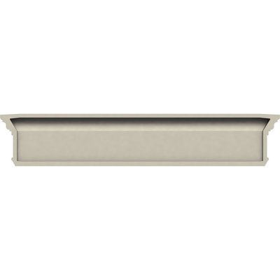 Endurathane Traditional Crosshead with Trim, 86" Bottom Width x 89 7/8" Top Width x 7 1/4"H x 1"P, Factory Primed