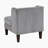 Elodie 27.5" Modern & Contemporary Accent Chair with Corduroy Fabric Upholstery, Reversible Seat Cushion, High-Density Foam over Pocket Coils-1578319649