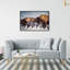 Buffalo Herd In A Snow Landscape Print-69341654-69341653