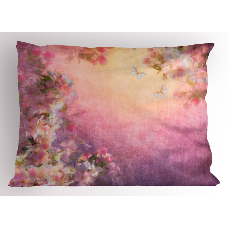 Ensemble de 2 taies décoratives Ambesonne Art Enchanted Blossom, H 20 po x l 36 po