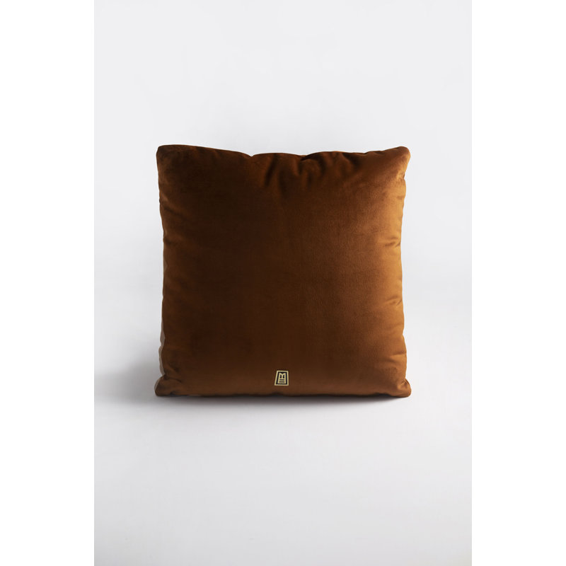 Llama Hand Embroidered Decorative Throw Pillows by Andean, In Stock, Brown/White