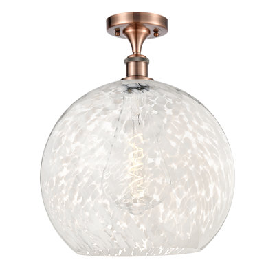 Plafonnier semi-encastré 1 lumière Ballston - Adreann