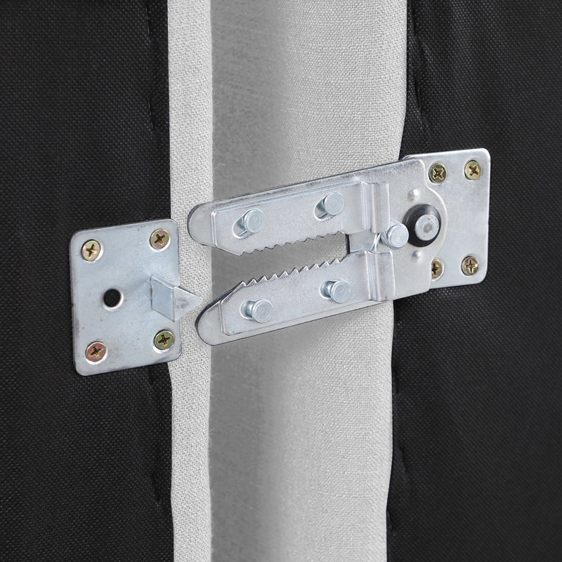 Canapé modulaire de coin rembourré 6 pièces Itala, Tissu texturé en lin blanc