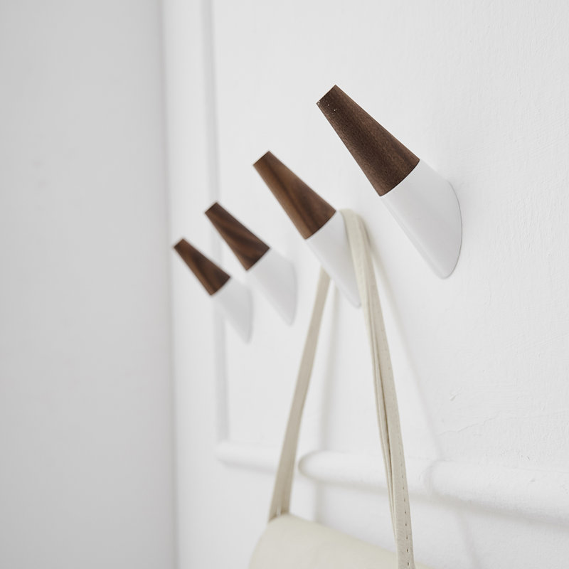 Wall Mounted Towel Hook, White