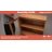 Lysiane 35" Small Sideboard Buffet Cabinet With Glass Doors, Modern Wood Kitchen Credenza Storage Cabinet With Adjustable Shelf For Living Room, Dining Room-2109872816