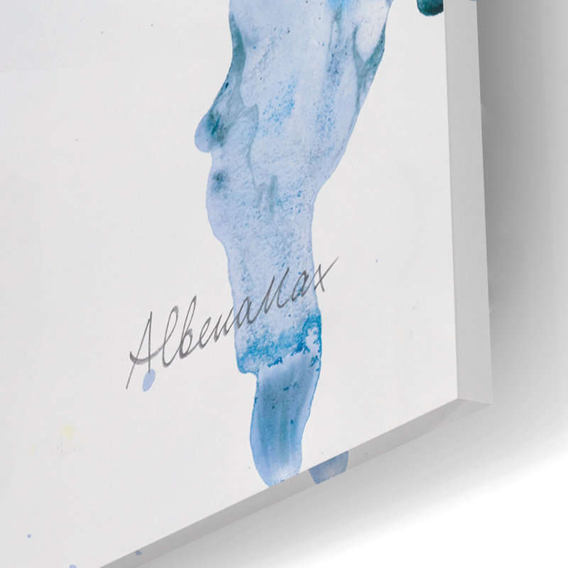 «Abstract Splash» par Albena Hristova, art mural en verre acrylique, H 16 po x l 12 po x P 0,13 po