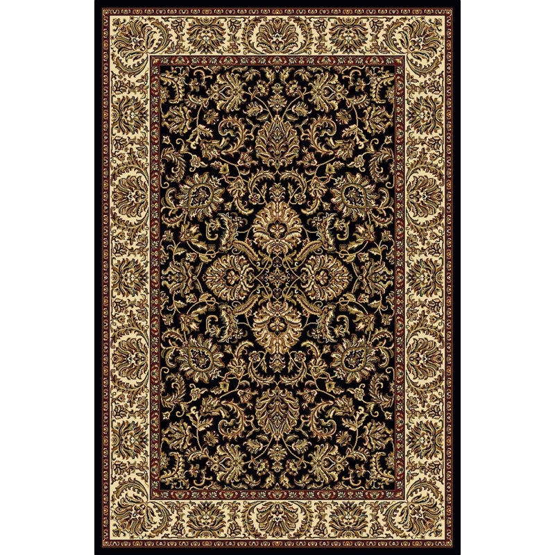 Tapis noir West Jordan, Rectangle 5 pi 5 po x 8 pi 3 po