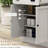 Kitchen Cabinet With - White For Stylish Storage Solution Microwave In With Adjustable Shelf Convenient Use