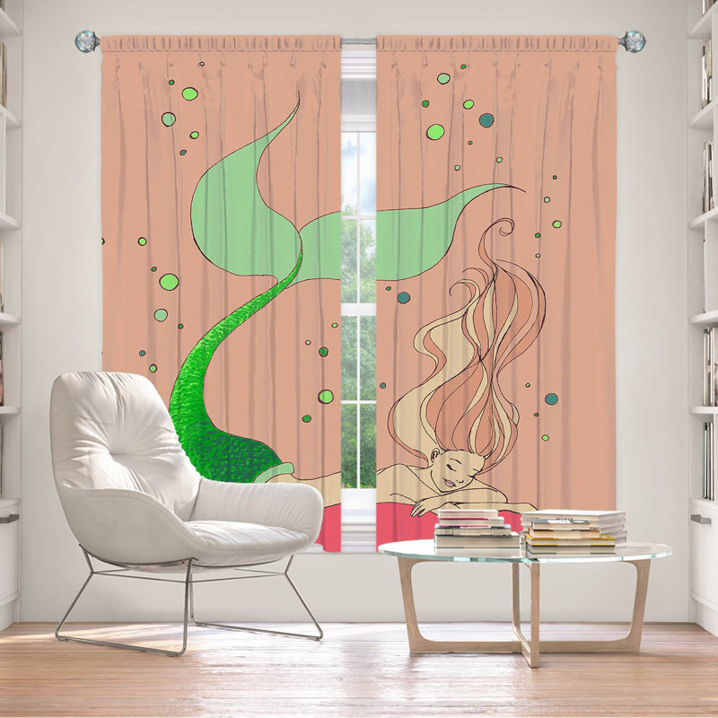 Room Darkening Curtain Pair, 40" W x 82" L, Dusty Rose