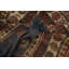 Tapis de couloir à teinture végétale antique pré-1900 3x8