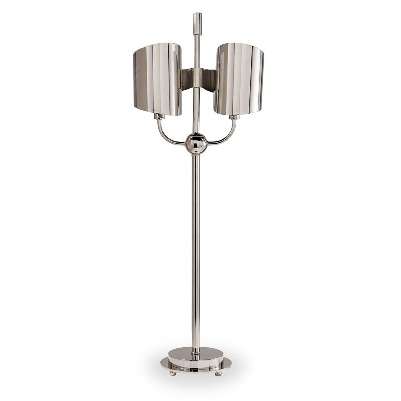 Quinton Table Lamp, Polished Nickel