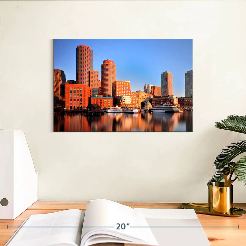 Boston Harbor Morning, H 8 po x l 12 po
