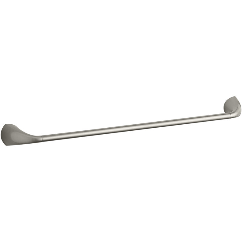 Alteo® Wall Mounted Towel Bar, 24"W, Vibrant Brushed Nickel
