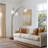 83'' 3-way Dimmable Arc Tree Floor Lamp With Rotary Switch