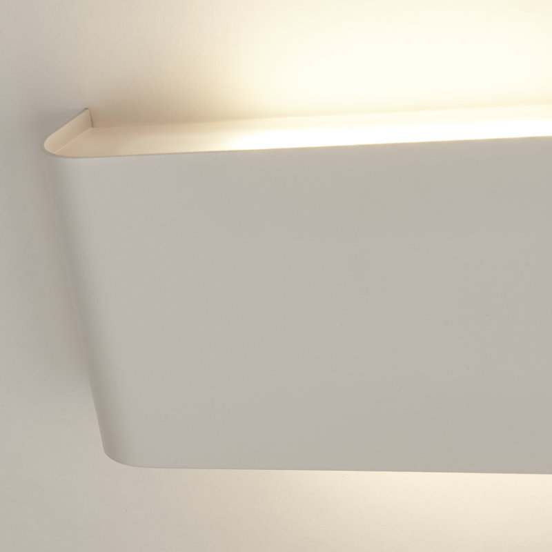 Benny Aluminium LED Outdoor Flush Mount, White