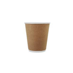 500 Pack 10 oz Paper Insulated Cups for Hot Drinks (Set of 500)