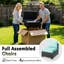 Ensemble de conversation modulaire en rotin avec ensemble de conversation pour 8 personnes-809486123