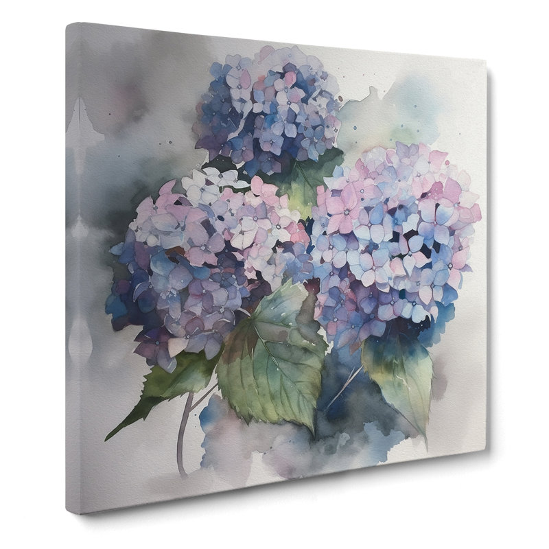 Hydrangea Watercolour No.1 - No Frame Print