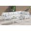 Canapé modulaire d'extérieur avec coussins 120 po Pacita-61209917-61209916