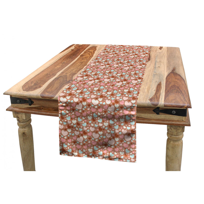Chemin de table love, 72 po x 16 po