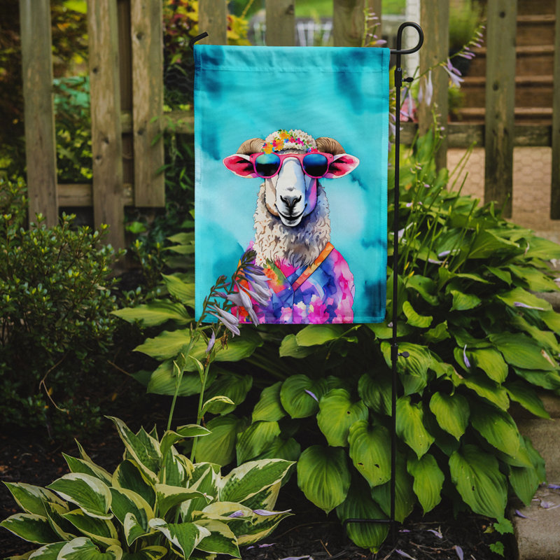 Drapeau de jardin hippie