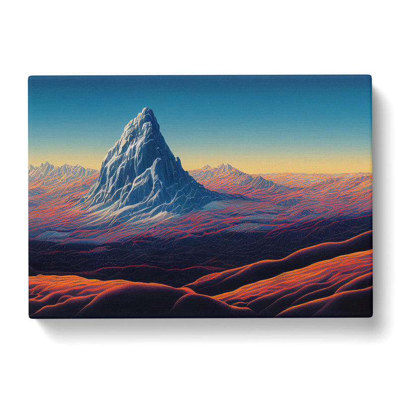 Majestic Mountain Landscape - Wrapped Canvas, 40cm H x 60cm W x 3cm D