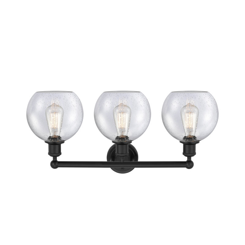 Éclairage pour meuble-lavabo à 3 lumières à intensité variable Ellington, Noir mat
