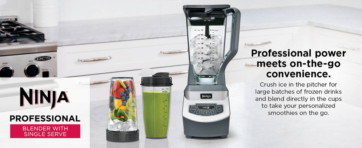 Ninja BL660 Professional Blender with Single Serve Cups