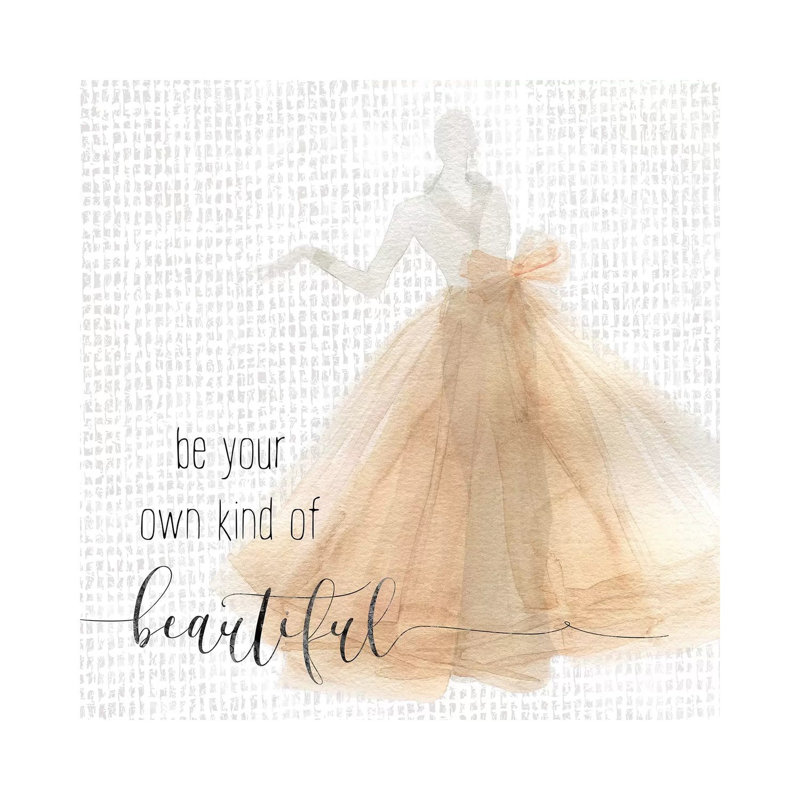Be Beautiful by Carol Robinson - Print on Canvas, Wrapped Canvas, 30.48 cm H x 30.48 cm W