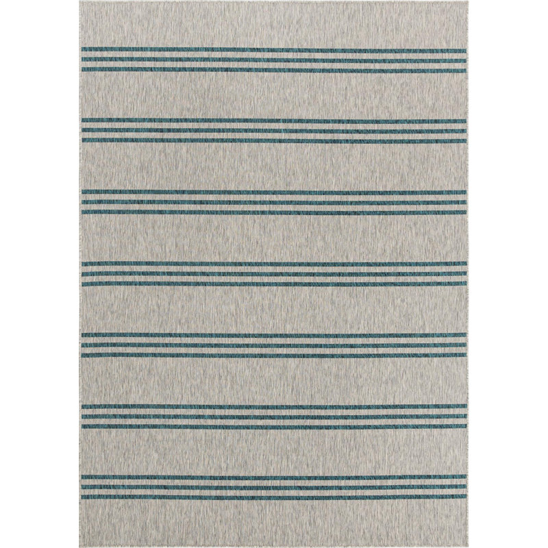 Anguilla Indoor/Outdoor Rug, Rectangle 7'1" x 10'