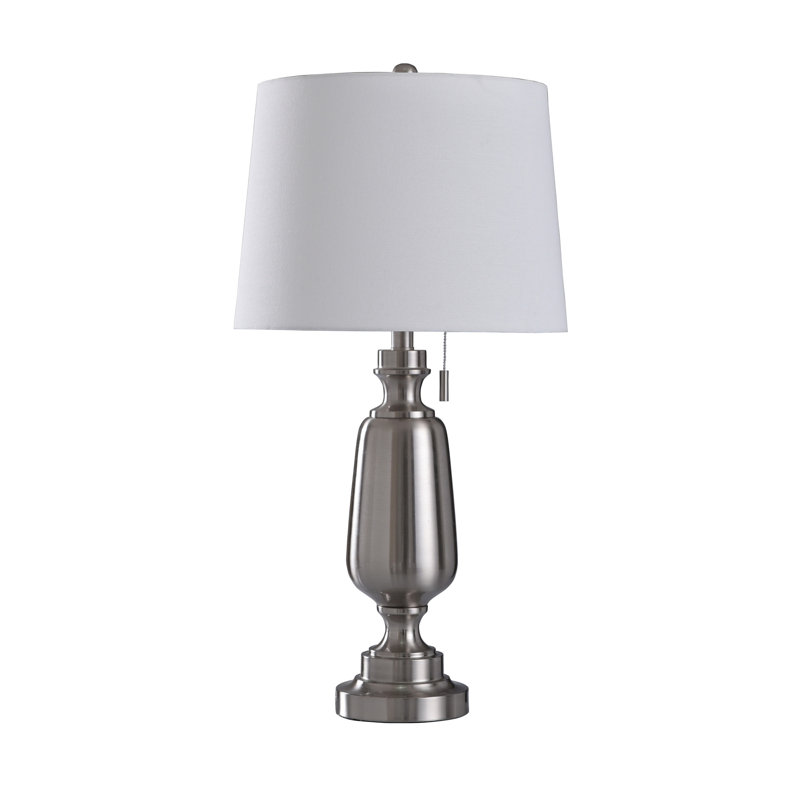 Lampe de table 31 po Sibyll, Acier brossé