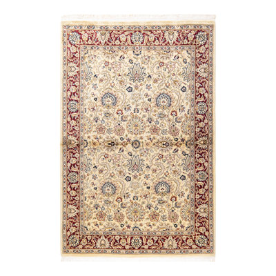 Classic One-of-a-Kind 4'1" x 6'3" Hand Knotted Area Rug