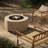 Jolliff Round Concrete Fire Pit Table-879919212-880151739