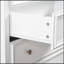 Commode moderne à 6 tiroirs avec rangement spacieux et rangement pour la chambre à coucher et le salon