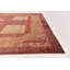 Tapis en laine rouge/beige 5 pi 6 po x 7 pi 8 po one-of-kind à la main noué la Didcot