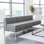 Ensemble de salon modulaire en cuir 3 pièces avec dossier tendu Hercules Imagination Series