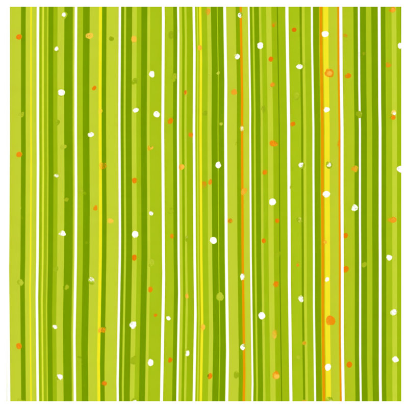 Housse de couette Green Stripes, Grand lit